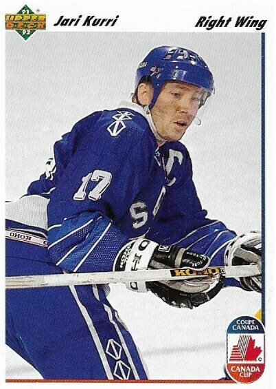Kurri, Jari / Finland | Upper Deck #24 | Hockey Trading Card | 1991-92 | Hall of Famer | Canada Cup Series