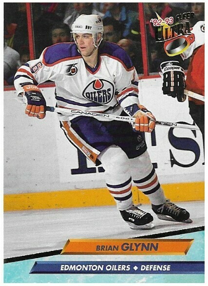 Glynn, Brian / Edmonton Oilers | Ultra #58 | Hockey Trading Card | 1992-93