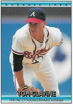 Glavine, Tom / Atlanta Braves | Donruss #BC4 | Baseball Trading Card | 1992 | Hall of Famer | Bonus Card