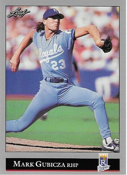 Gubicza, Mark / Kansas City Royals | Leaf #332 | Baseball Trading Card | 1992