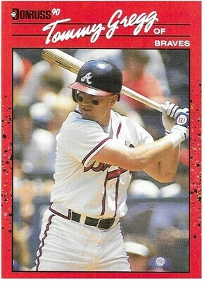 Gregg, Tommy / Atlanta Braves | Donruss #239 | Baseball Trading Card | 1990