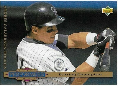 Galarraga, Andres / Colorado Rockies | Upper Deck #312 | Baseball Trading Card | 1994 | Top Performers