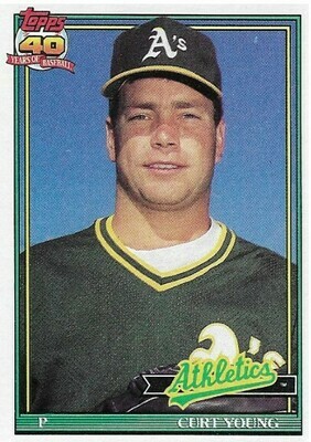 Young, Curt / Oakland Athletics | Topps #473 | Baseball Trading Card | 1991