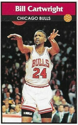 Cartwright, Bill / Chicago Bulls | Panini #129 | Basketball Trading Card | 1992-93 | Sticker Card | Italy