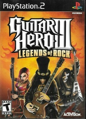 Playstation 2 / Guitar Hero III - Legends of Rock | Sony SLUS-21672 | 2007