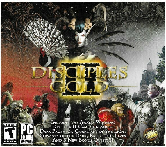 Disciples of Gold II | Strategy First | 2006 | 4 Disc Box Set | CD Rom