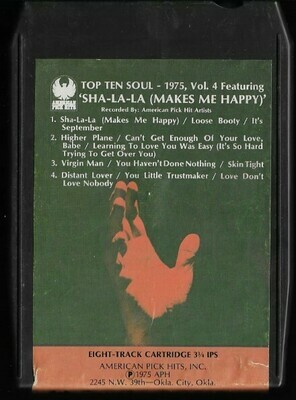 Uncredited Artists / Top Ten Soul - 1975, Vol. 4 | American Pick Hits S-6096 | Black Shell | 1975