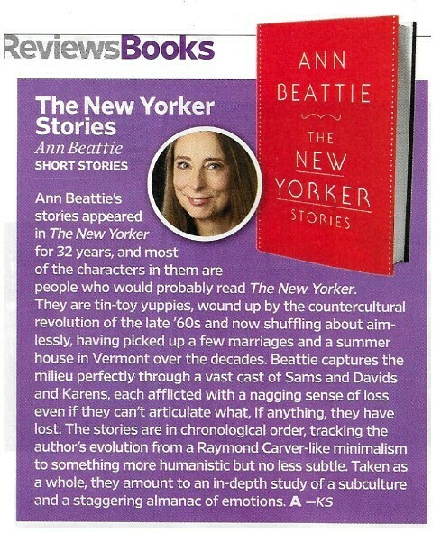Beattie, Ann / The New Yorker Stories | Magazine Review | November 2010