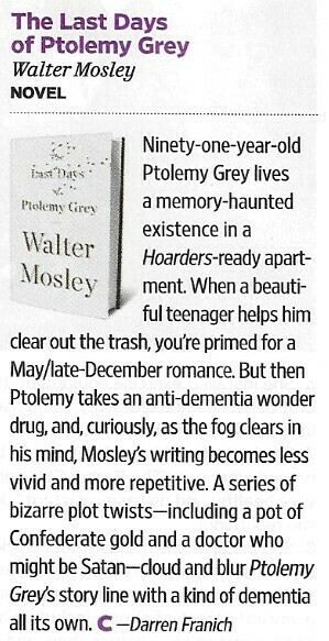 Mosley, Walter / The Last Days of Ptolemy Grey | Magazine Review | November 2010