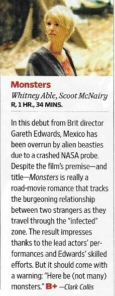 Able, Whitney / Monsters | Magazine Review | November 2010