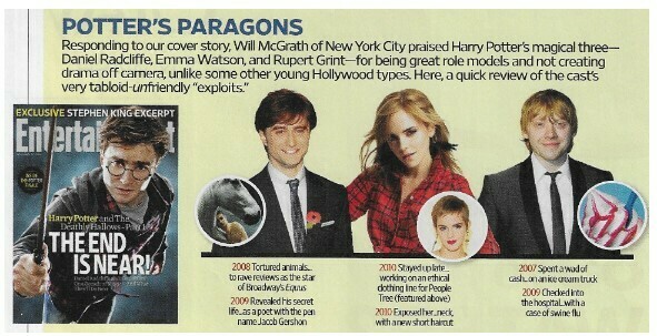 Radcliffe, Daniel / Potter's Paragons | Magazine Article | November 2010