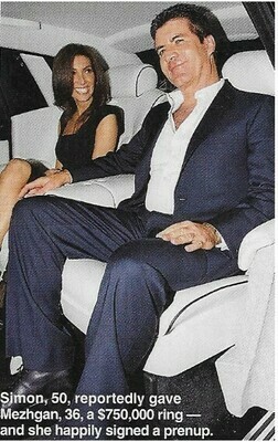 Cowell, Simon / Thrifty Simon&#39;s Ironclad Prenup | Magazine Article with Photo | March 2010