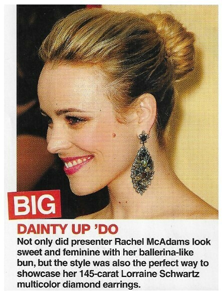 McAdams, Rachel / Dainty Up, &#39;Do | Magazine Photo with Caption | March 2010