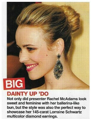McAdams, Rachel / Dainty Up, &#39;Do | Magazine Photo with Caption | March 2010