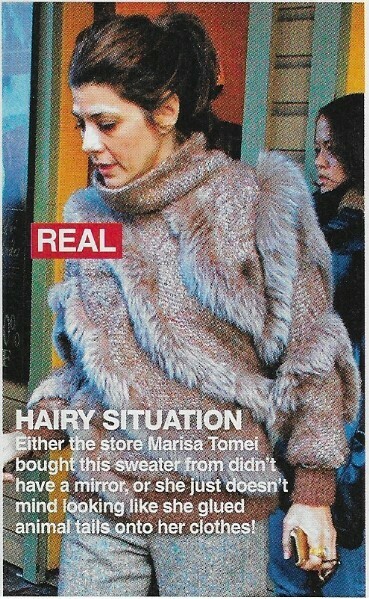 Tomei, Marisa / Hairy Situation | Magazine Photo with Caption | March 2010