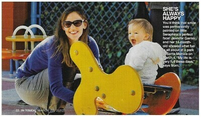 Garner, Jennifer / She&#39;s Always Happy | March 2010