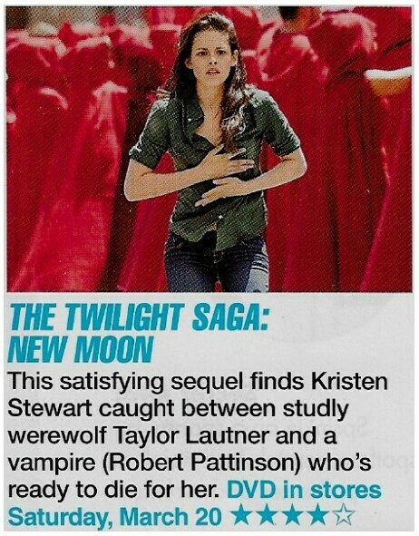 Stewart, Kristen / The Twilight Saga: New Moon | Magazine Review with Photo | March 2010