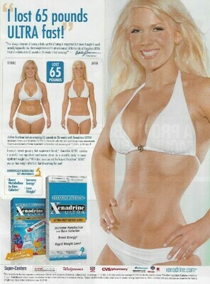 Xenadrine / I Lost 65 Pounds Ultra Fast! | Magazine Ad | March 2010