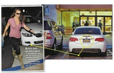 Spears, Britney / Brit&#39;s Not-So-Hot Spot | 2 Magazine Photos with Caption | March 2010