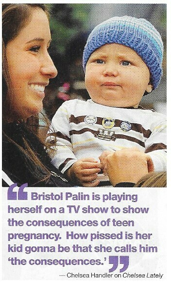 Palin, Bristol / Playing Herself On TV | Magazine Photo with Caption | March 2010