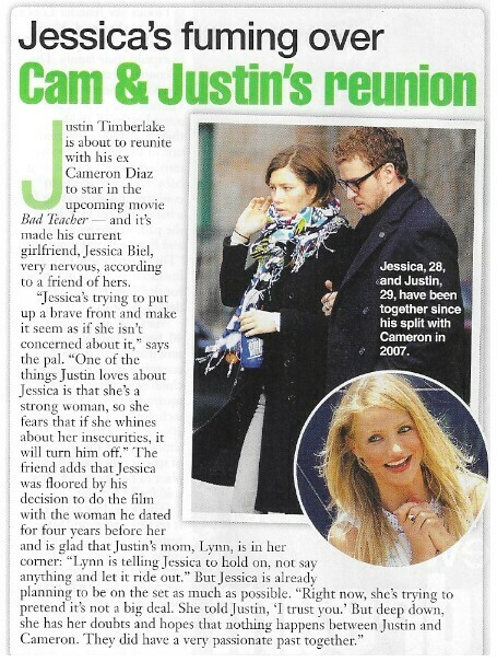 Timberlake, Justin / Jessica's Fuming Over Cam + Justin's Reunion / 2010