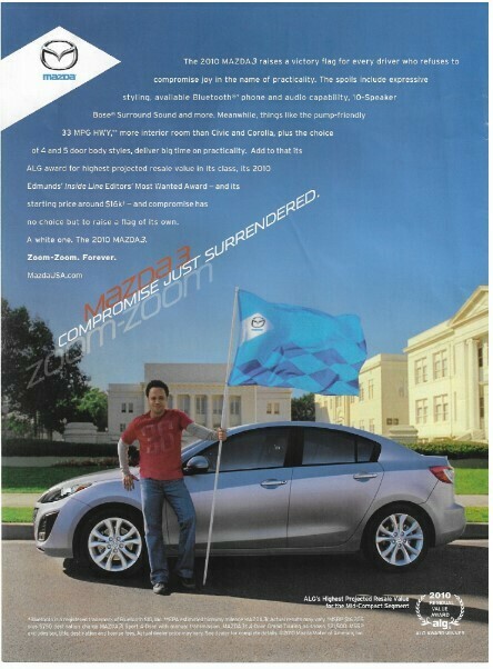 Mazda / Mazda 3 - Compromise Just Surrendered | Magazine Ad | March 2010