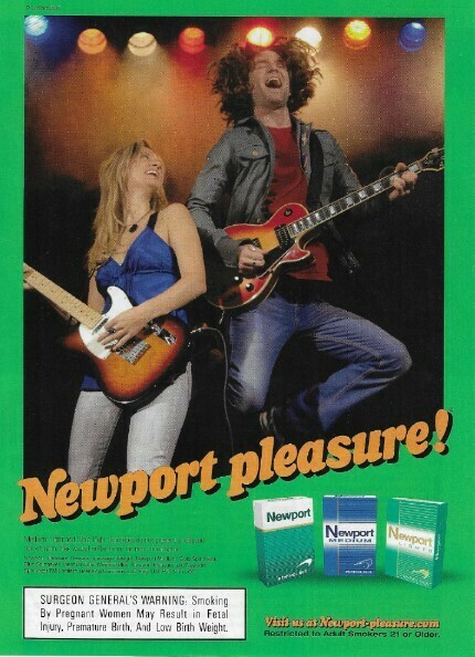 Newport (Cigarettes) / Newport Pleasure! | Magazine Ad | March 2010