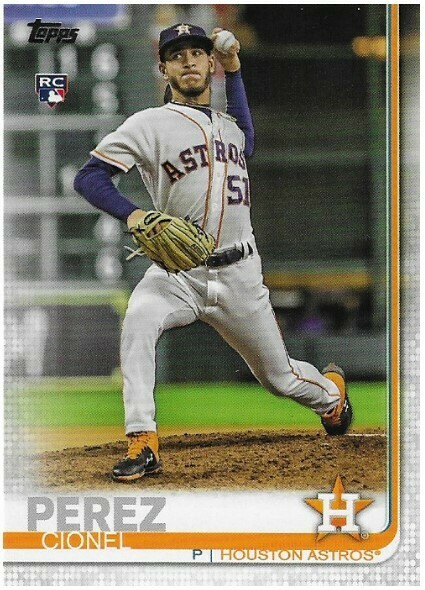 Perez, Cionel / Houston Astros | Topps #392 | Baseball Trading Card | 2019 | Rookie Card