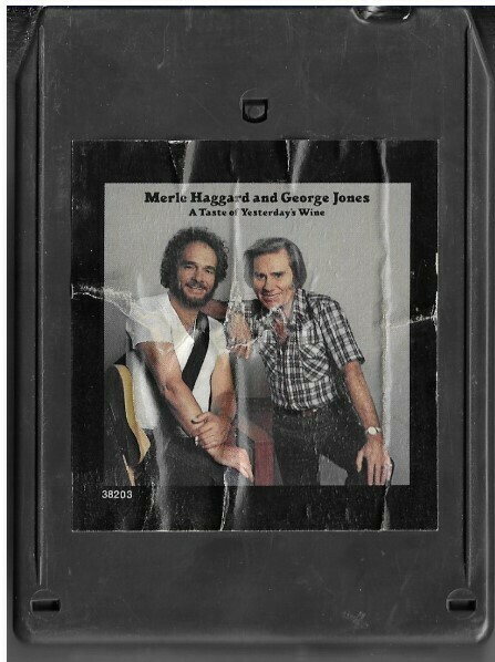 Haggard, Merle (and George Jones) / A Taste of Yesterday's Wine | Epic FEA-38203 | Light Black Shell | August 1982