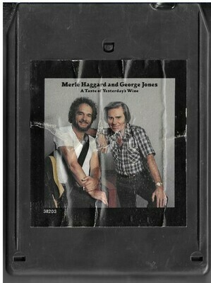 Haggard, Merle (and George Jones) / A Taste of Yesterday&#39;s Wine | Epic FEA-38203 | Light Black Shell | August 1982