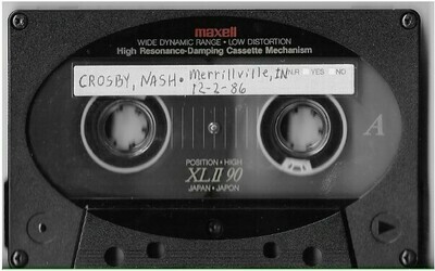 Crosby, David (+ Graham Nash) / Merrillville, IN | December 1986