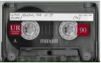 John, Elton / Boston, MA (Boston Music Hall) | October 1979