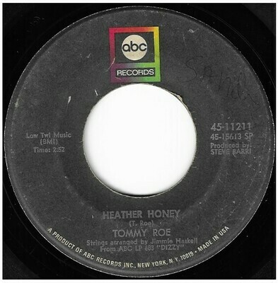 Roe, Tommy / Heather Honey | ABC Records 45-11211 | Single, 7&quot; Vinyl | April 1969