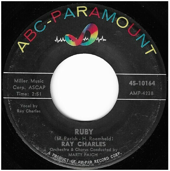 Charles, Ray / Ruby | ABC-Paramount 45-10164 | Single, 7&quot; Vinyl | November 1960