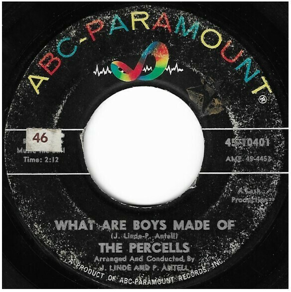 Percells, The / What Are Boys Made Of | ABC-Paramount 45-10401 | Single, 7&quot; Vinyl | January 1963