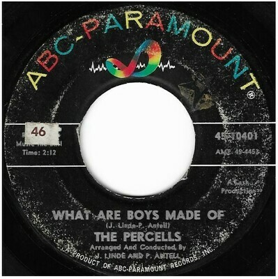 Percells, The / What Are Boys Made Of | ABC-Paramount 45-10401 | Single, 7&quot; Vinyl | January 1963