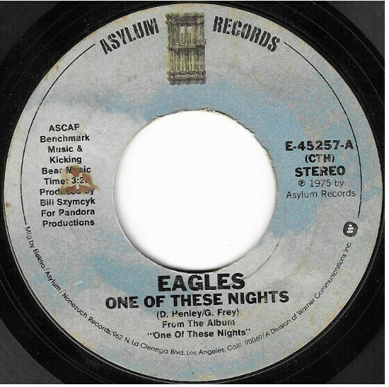 Eagles / One of These Nights | Asylum E-45257 | Single, 7&quot; Vinyl | June 1975