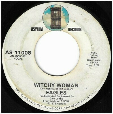 Eagles / Witchy Woman | Asylum AS-11008 | Single, 7&quot; Vinyl | August 1972