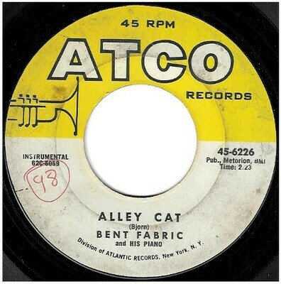 Fabric, Bent / Alley Cat | Atco 45-6226 | Single, 7&quot; Vinyl | May 1962