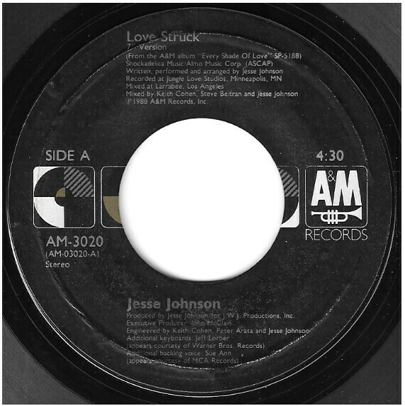 Johnson, Jesse / Love Struck | A+M AM-3020 | Single, 7&quot; Vinyl | March 1988