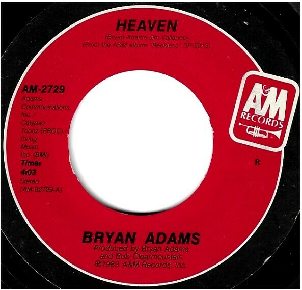 Adams, Bryan / Heaven | A+M AM-2729 | Single, 7&quot; Vinyl | April 1985