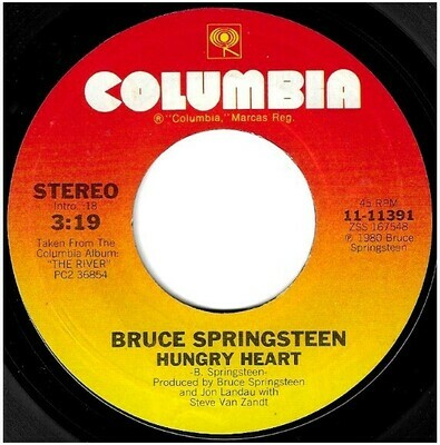 Springsteen, Bruce / Hungry Heart | Columbia 11-11391 | Single, 7&quot; Vinyl | October 1980