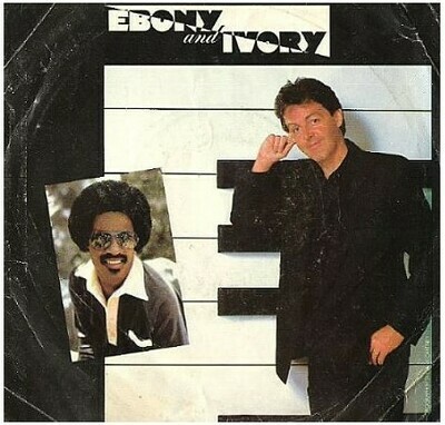 McCartney, Paul / Ebony and Ivory | Columbia 18-02860 | Single, 7&quot; Vinyl | April 1982 | With Stevie Wonder