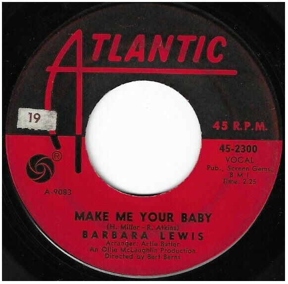 Lewis, Barbara / Make Me Your Baby | Atlantic 45-2300 | Single, 7" Vinyl | August 1965