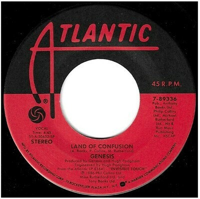 Genesis / Land of Confusion | Atlantic 7-89336 | Single, 7" Vinyl | October 1986