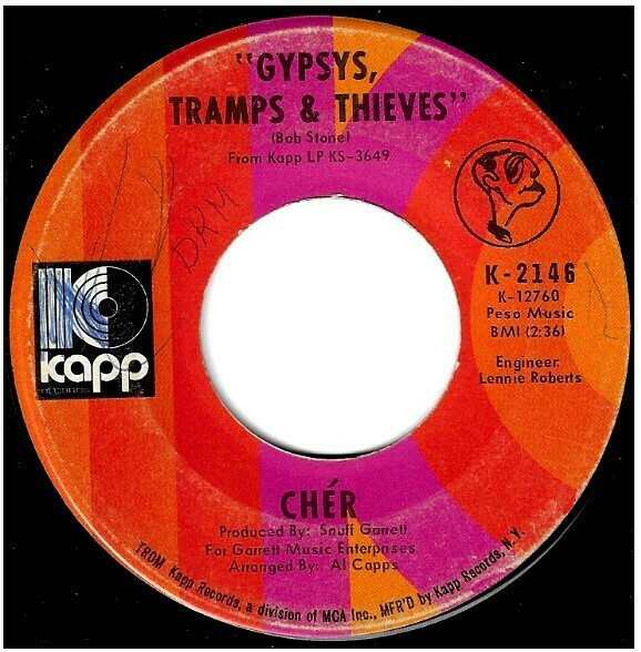 Cher / Gypsys, Tramps + Thieves | Kapp K-2146 | Single, 7&quot; Vinyl | August 1971