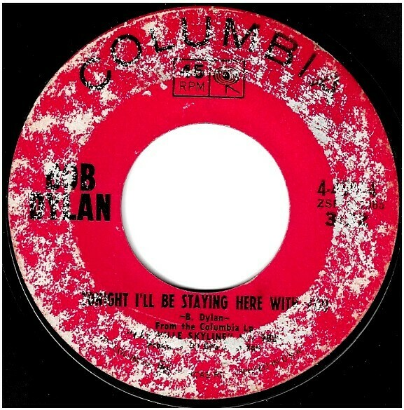 Dylan, Bob / Tonight I&#39;ll Be Staying Here with You | Columbia 4-45004 | Single, 7&quot; Vinyl | October 1969