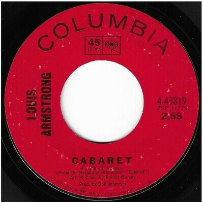 Armstrong, Louis / Cabaret | Columbia 4-43819 | Single, 7&quot; Vinyl | September 1966