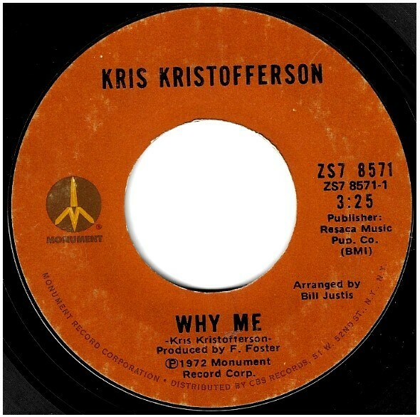 Kristofferson, Kris / Why Me | Monument ZS7-8571 | Single, 7&quot; Vinyl | March 1973
