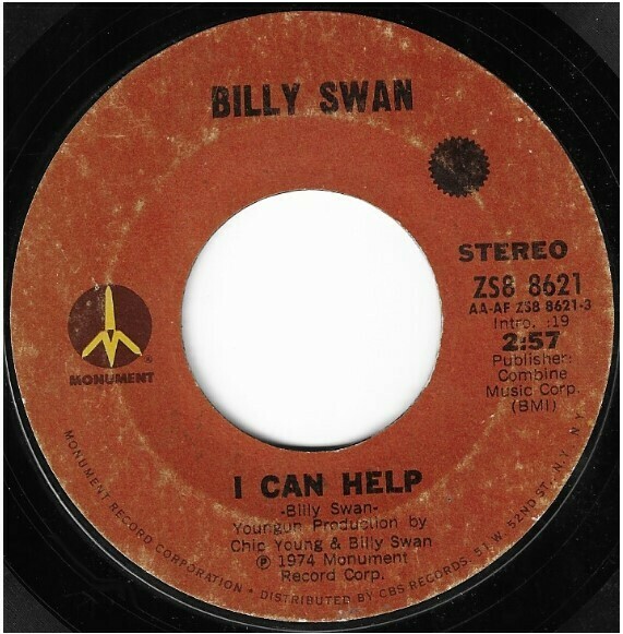 Swan, Billy / I Can Help | Monument ZS8-8621 | Single, 7&quot; Vinyl | September 1974